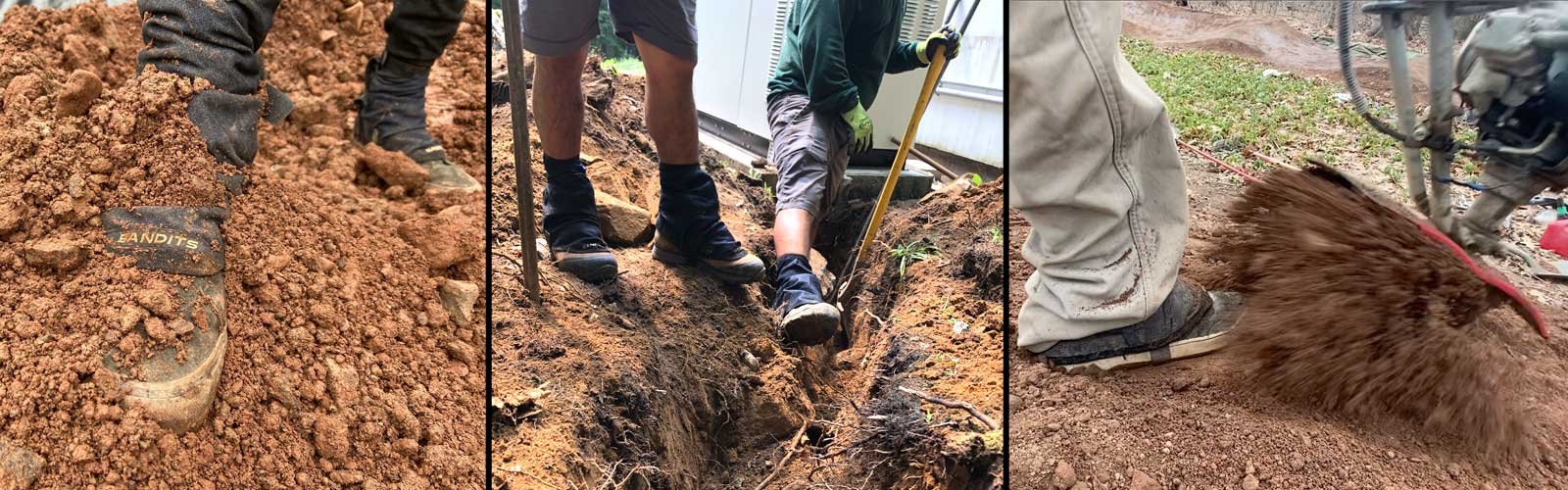 Gaiters for landscaping and yardwork